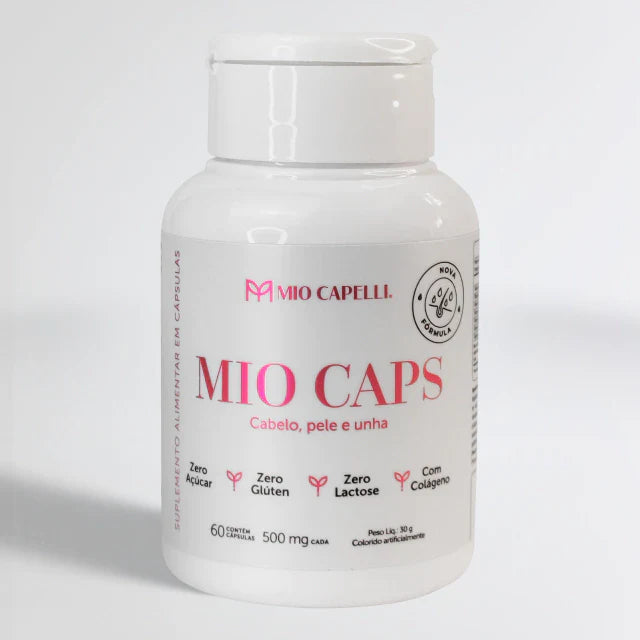 Pague 2 Leve 3 - Mio Caps Vitamina Para Cabelo Pele e Unha (Kit 3 Meses) Mio Capelli®